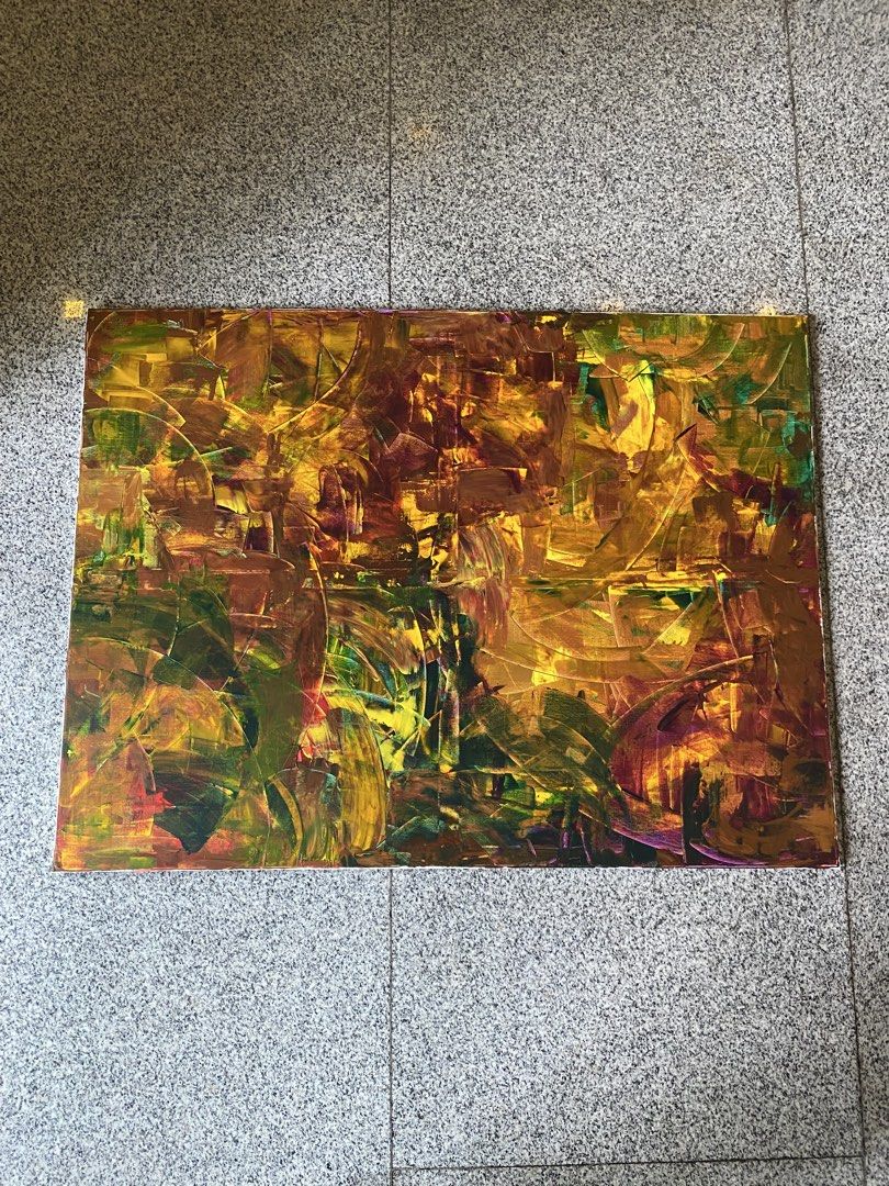 ABSTRACT PAINTING (Category: Frames & Pictures) located in Manila. Submitted by wonderboys371 (Listing ID 1467480622, Image 3). Description: “Learn to proceed without certainty” - Acrylic on canvas - 30x40 inches - no frame .