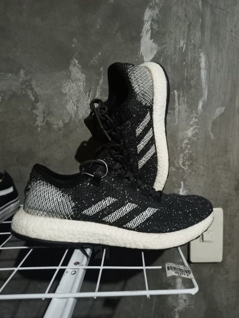 Adidas Pureboost Oreo (Category: Sneakers) located in Mabalacat. Submitted by hasashoe (Listing ID 1467550123, Image 1). Description: SIZE ON PIC EXCELLENT CONDITION GOOD WORKING PERFORMANCE Wear and Go.