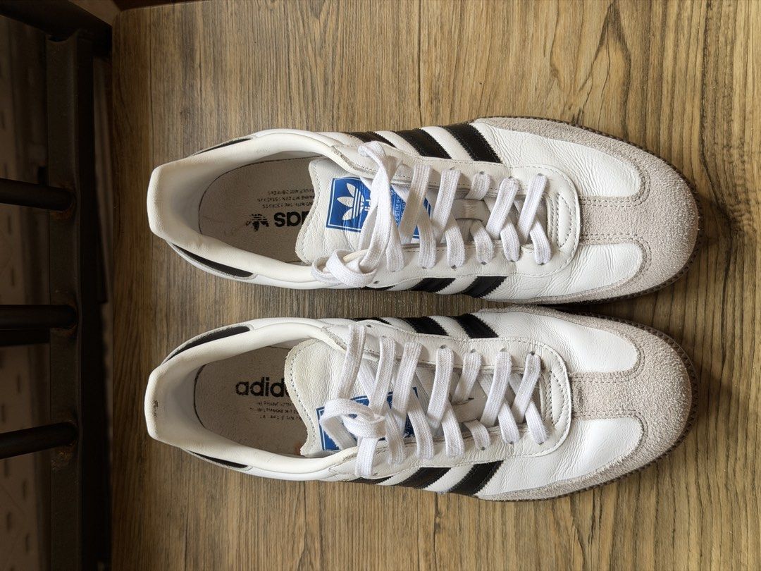 Adidas Samba Og White 8.5 US (Category: Casual Shoes) located in Taytay. Submitted by azlux (Listing ID 1467405208, Image 3). Description: Adidas Samba Og Classic Cloud White Size 8.5 Us Mens Issues: None normal wear and tear but if yoh look through the photos there's barely any because I barely wear this - Bought from adidas app I can show invoice upon request -Nego for sure buyers Loc: Taytay, Rizal .