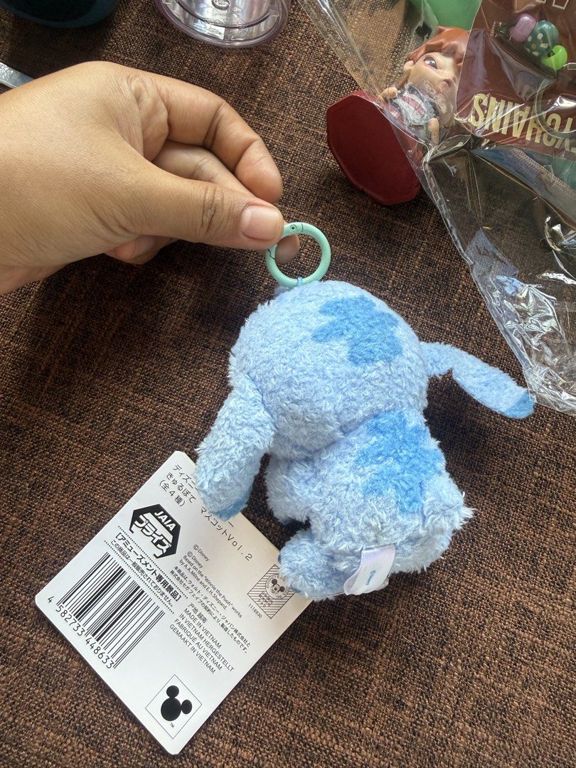adorable blue Stitch plush bag charm from Disney. (Category: Plushies & Soft Toys) located in Bayombong. Submitted by nica7 (Listing ID 1467520190, Image 2). Description: .