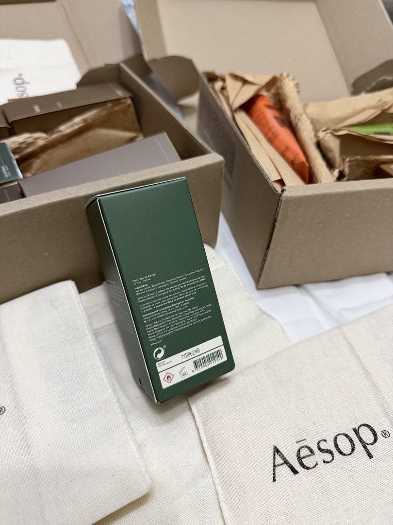AESOP Hwyl EDP 50ml less 20% srp (Category: Fragrance & Deodorants) located in Las Pinas. Submitted by arrozal.marknoel (Listing ID 1467434855, Image 2). Description: ON HAND ❗️ Authentic Aesop luxury perfumes & hand balms Direct from Aesop Australia stores 💯 Guaranteed Authentic 20% discount from the SRP (₱ price) FRAGRANCES Hwyl EDP 50ml(8,400)- 6,720 Tacit EDP 50ml(P8,400)- 6,720 Vivere EDP 50ml(P8,400)- 6,720 Tacit EDP 50ml(P8,400)- 6,720 Ma