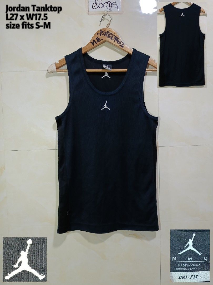 air jordan tanktop (Category: Tshirts & Polo Shirts ) located in Talisay. Submitted by burdagz13 (Listing ID 1467595195, Image 1). Description: condition: good as new colorrate: 10-10 issue: none 💸 First pay basis only 🚀 J&T shipping nationwide (doortodoor).