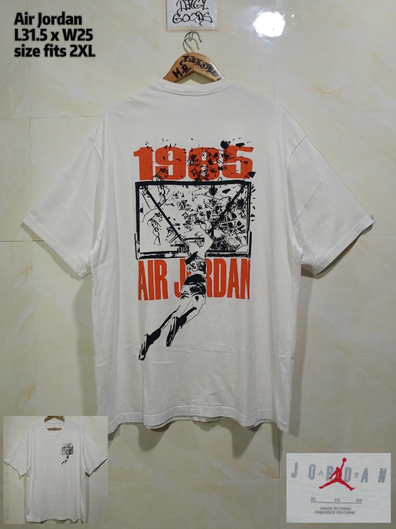 air jordan tee (Category: Tshirts & Polo Shirts ) located in Talisay. Submitted by burdagz13 (Listing ID 1467599650, Image 1). Description: condition: good as new colorrate: 10-10 issue: unnoticable light stain 💸 First pay basis only 🚀 J&T shipping nationwide (doortodoor).