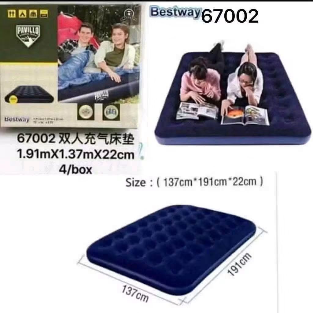 airbed (Category: Bed Frames & Mattresses) located in Manila. Submitted by ncledlcrz (Listing ID 1467379750, Image 3). Description: Bestway pavilon airbed available sizes: single double queen king.