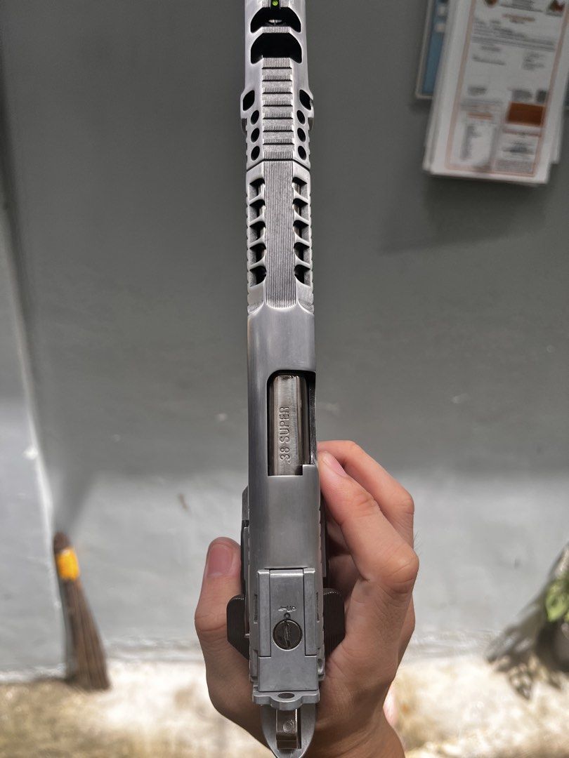 Airsoft pistol (Category: Action & Battle Toys) located in Manila. Submitted by someoneanyone (Listing ID 1467389973, Image 3). Description: No issue 380 FPS Hi capa Quite accurate AW custom hx2402 Wind velocity Everything working No leakage No broken parts Unli testing.
