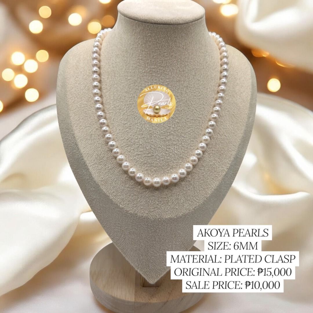 Akoya Pearl Necklace 6mm (Category: Body Jewelry) located in Cainta. Submitted by alluringpearlsmanila (Listing ID 1467471225, Image 1). Description: .