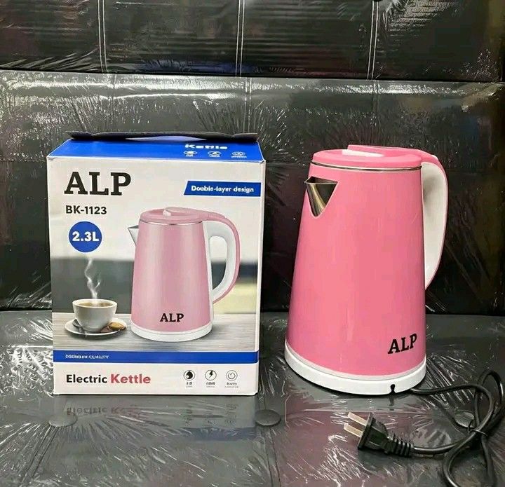 ALP BK-1123 Electric Kettle 2.3L Double Layer (Category: Kettles & Airpots) located in Manila. Submitted by wisecat_f7c143 (Listing ID 1467366148, Image 2). Description: New Arrival!!! ALP BK-1123 Electric Kettle 2.3L Double Layer pm me COD via lalamove may shipping fee.