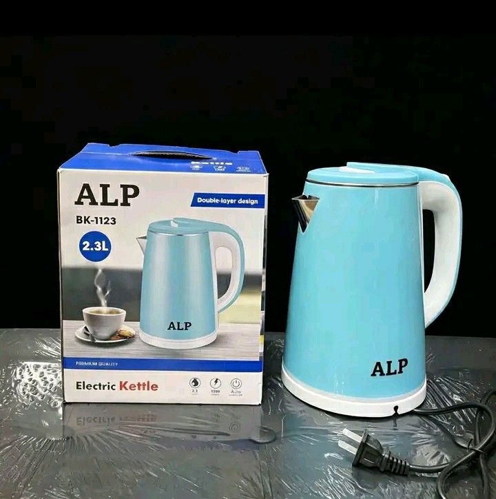 ALP BK-1123 Electric Kettle 2.3L Double Layer (Category: Kettles & Airpots) located in Manila. Submitted by wisecat_f7c143 (Listing ID 1467366148, Image 3). Description: New Arrival!!! ALP BK-1123 Electric Kettle 2.3L Double Layer pm me COD via lalamove may shipping fee.