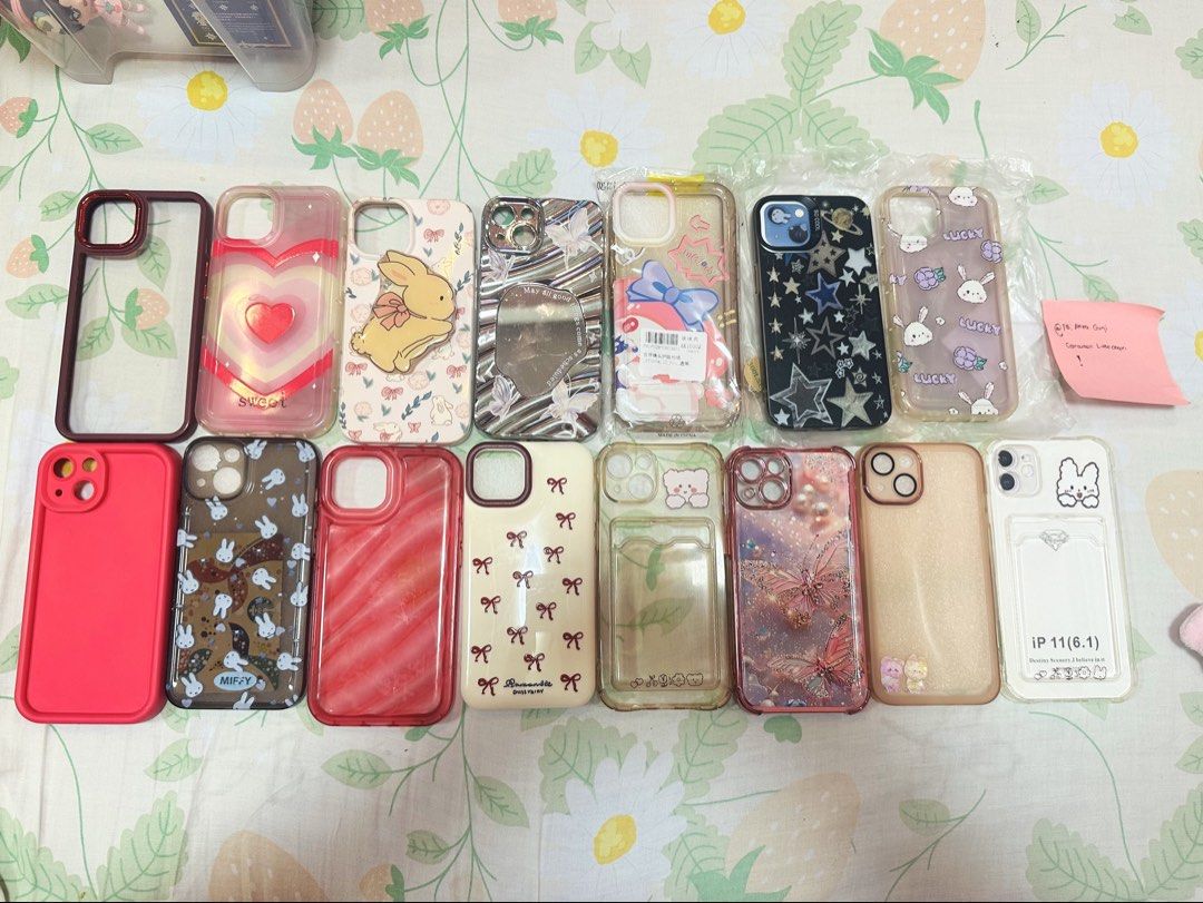 Apple-Iphone 13 and 11 Cases (Set) (Category: Cases & Sleeves) located in Santa Rosa. Submitted by littleonigiri (Listing ID 1467565939, Image 1). Description: For set only! -Some are used some are unused -What you see is what you get(No to picky buyers) -No physical damages on the cases -Only 1 Iphone 11 case RFS:Change of phone MOP:Gcash MOD:JNT.