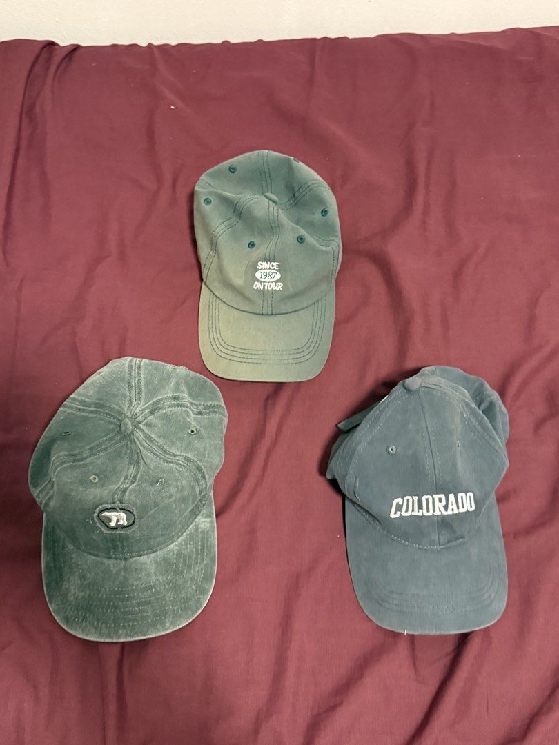 Assorted caps (Category: Caps & Hats) located in Singapore. Submitted by h1bunny (Listing ID 1467554907, Image 2). Description: SOLD CAPS: Hard Rock Cafe Ford Bear logo Some brand new, some new. Same price for each. Discount if buy more than 3 and free mail delivery.