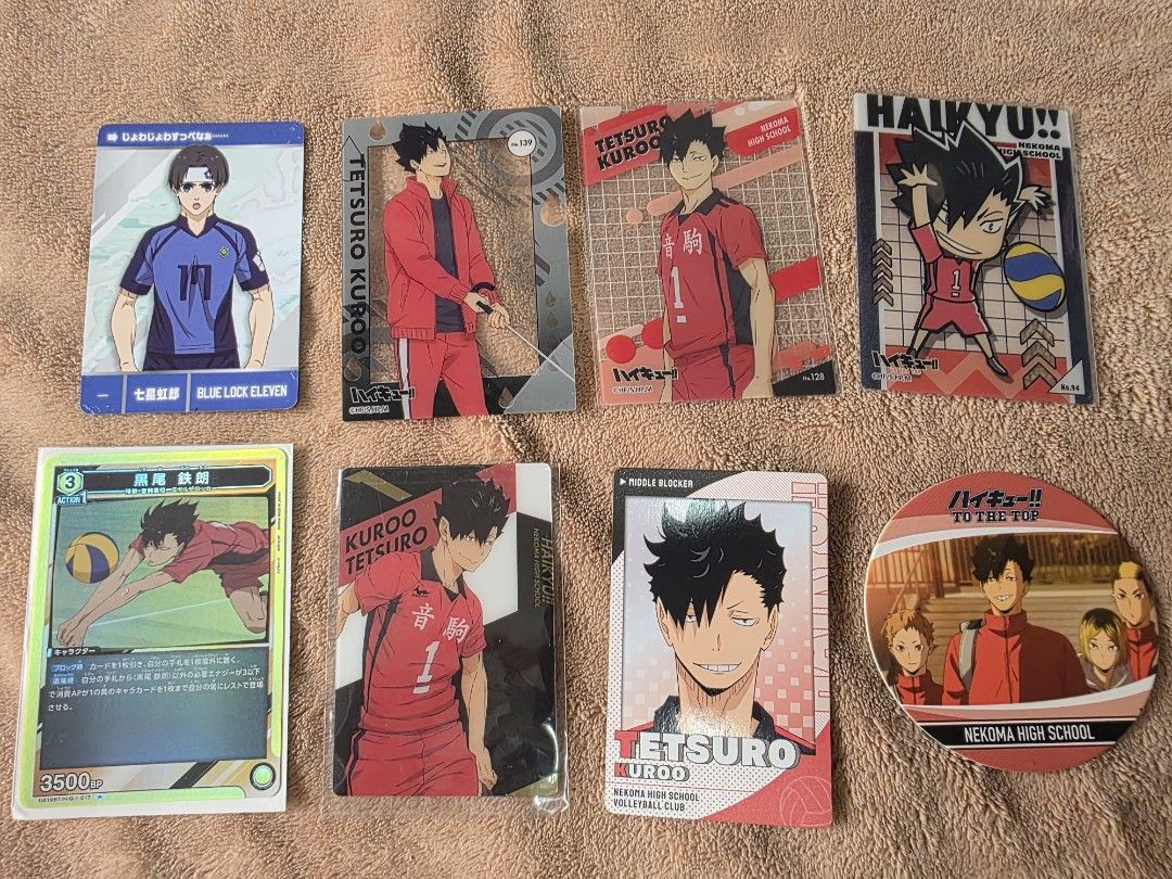 Assorted Haikyuu & Blue Lock Cards (Category: Other Merchandise) located in Manila. Submitted by animestuffsshop (Listing ID 1467378085, Image 1). Description: Assorted Haikyuu & Blue Lock Cards - 10 each - Official - WYSIWYG MOD: JNT, LBC COP, Lalamove MOP: GCASH.