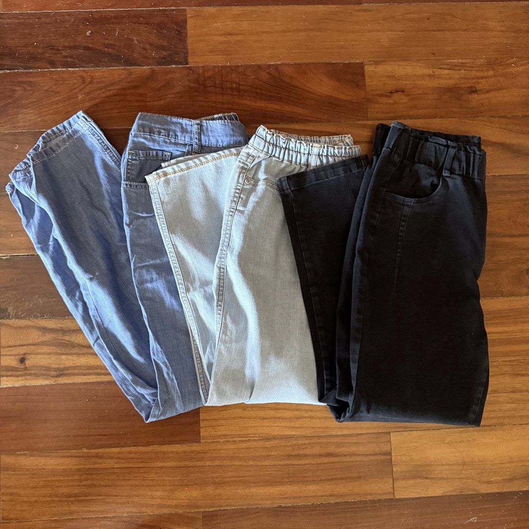 Assorted Pants BundleSize 30-32" (Category: Jeans) located in Davao. Submitted by keirousel (Listing ID 1467387334, Image 2). Description: - Set of 3 essential pants in versatile washes and colors - Fits 30-32".