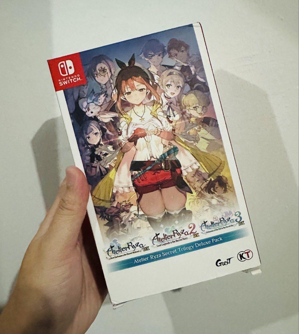 Atelier Ryza 1-3 (Category: Nintendo) located in Balanga. Submitted by kitkat1021 (Listing ID 1467402032, Image 1). Description: Atelier Ryza - Vol 1 Opened for testing - Vol 2 Sealed - Vol 3 Sealed - in good working condition - can provide photo/ video Shipping thru LBC COP/COD Thanks..