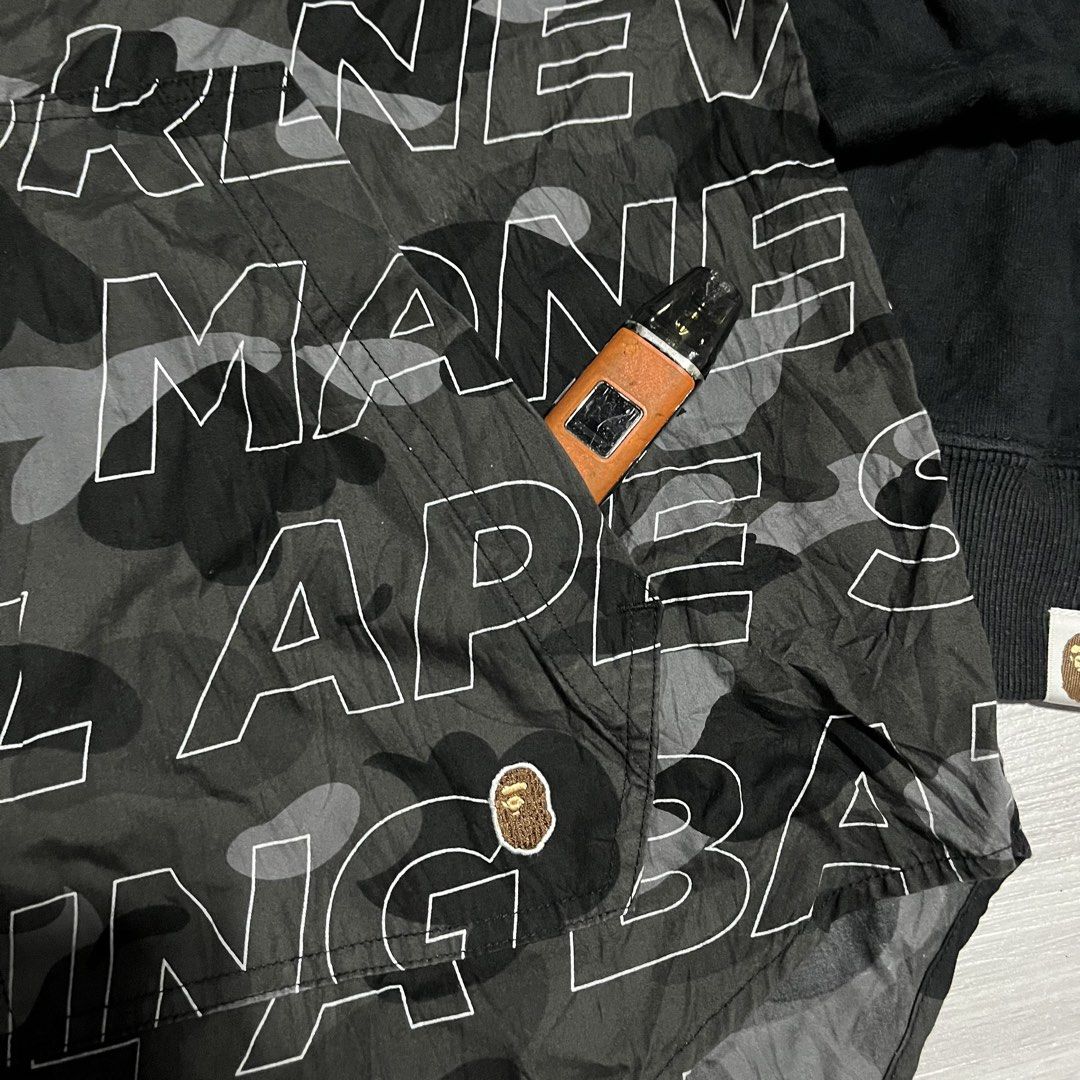 AUTHENTIC BAPE HOODIE (Category: Hoodies) located in Iloilo. Submitted by thrift2cali (Listing ID 1467598192, Image 2). Description: AUTHENTIC XS ON TAG BUT FITS TO MEDIUM DIMENSION : 18.5 / 26 BACK 30 LIKE NEW NO ISSUE ALL DETAILS POSTED 10 / 10 CR / CONDITION .