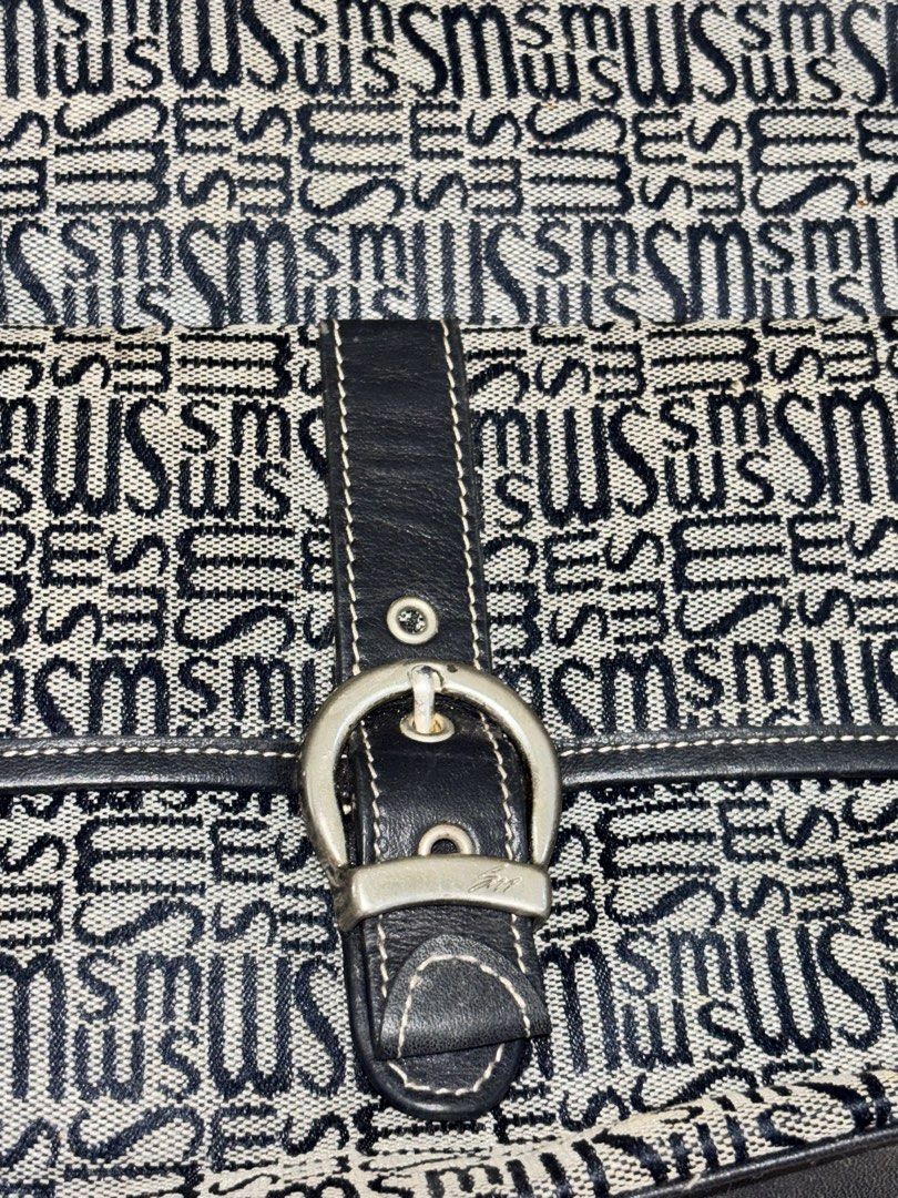 Authentic Vintage Stone Mountain monogram canvas shoulder bag (Category: Shoulder Bags) located in Santa Rosa. Submitted by willow.marae (Listing ID 1467429755, Image 2). Description: - no zipper - no other issues except the zipper - pretty details! - ideal for school/office use - tote size - Our pieces are thoughtfully curated and pre-loved, each carrying its own story and character. Because they’ve lived a life before reaching you, we invite yo