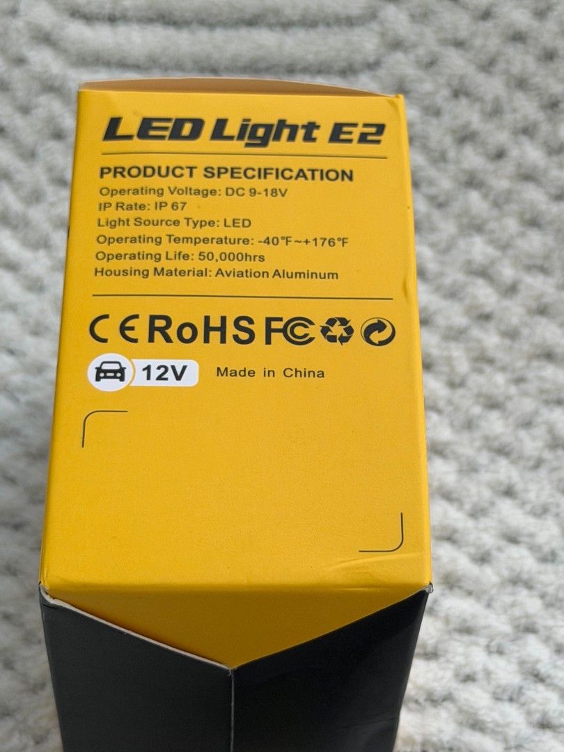 AUXITO H8 H9 H11 LED Light Bulbs E2 6000K White (Category: Lighting) located in Manila. Submitted by rusnoyell42981 (Listing ID 1467437027, Image 3). Description: -AUXITO LED Light E2 model, H8/H9/H11 socket fitment. 6000K white color output. -Operating voltage DC 9-18V, aviation aluminum housing with IP67 waterproof rating. 50,000 hours operating life span. Includes two bulbs in original box with instruction manual. SF Pampanga/Batangas(By Sched