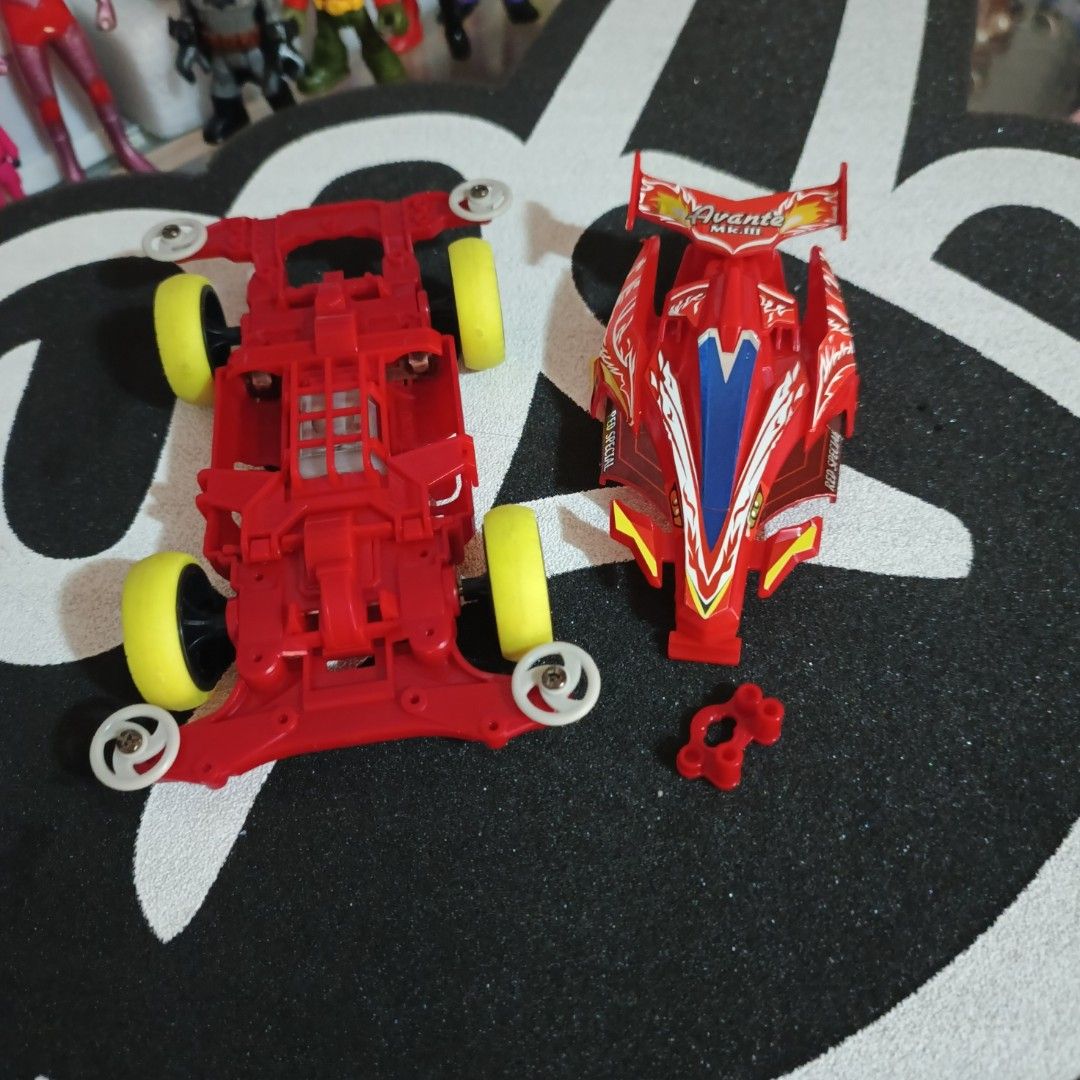 Avante mk3 red special MS Chassis (Category: Action & Battle Toys) located in Batangas. Submitted by D.CAP (Listing ID 1467485369, Image 2). Description: For Sale:⬇️ 🛒 Original Tamiya Let's go -Avante Red special MS Chassis (stockmotor) *Palitin ng battery terminal 🅿️ 380.00 + SF Yours ✅ 📦 As-is condition nabili ko siya sa japan surplus *(No crack/Complete Internal/included motor/Nobox) *Check picture for details *Tested working 📌 Batangas ci