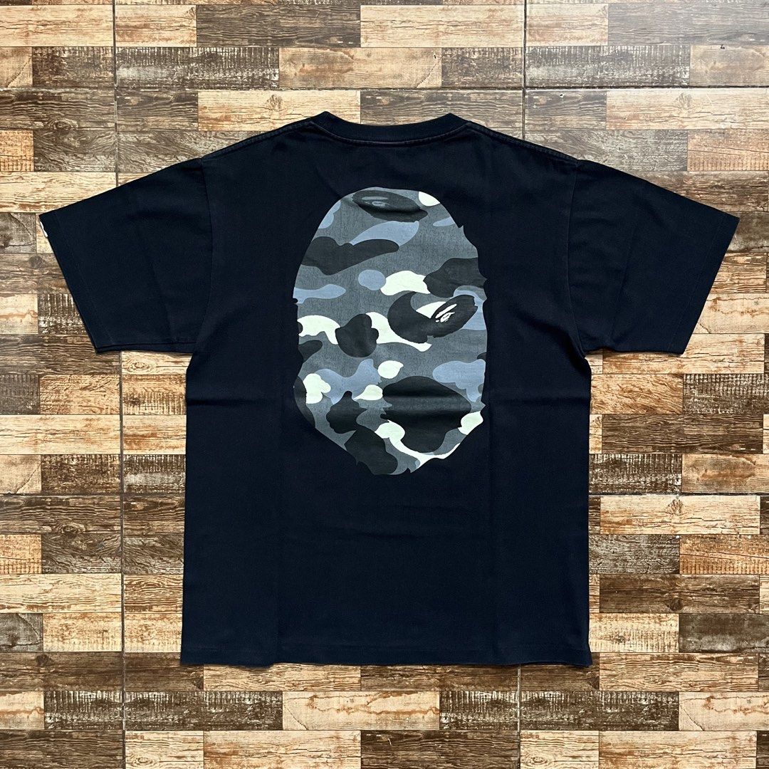BAPE BIGHEAD MIRROR GITD (Category: Activewear) located in Davao. Submitted by 2known (Listing ID 1467473806, Image 2). Description: Excellent condition! Colorate 9.5/10 20’width | 26’length Issue minor hairline on back print.