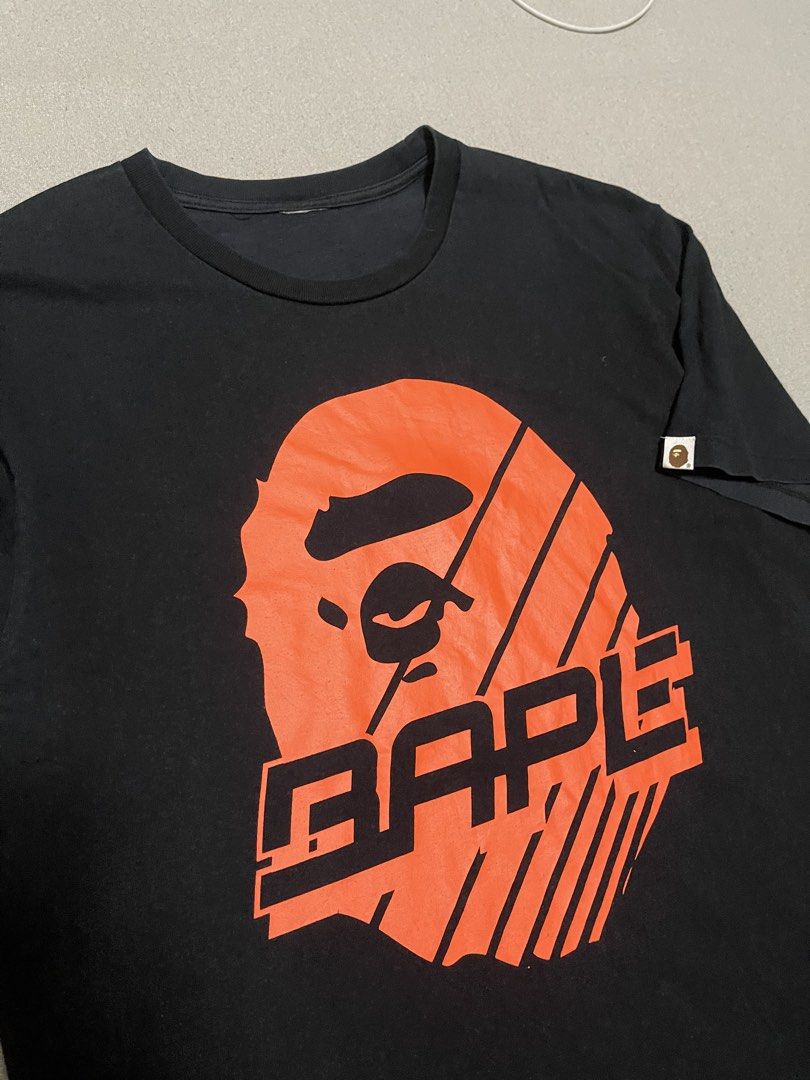 BAPE DIRTRACE Tee (Category: Tshirts & Polo Shirts ) located in Bulacan. Submitted by sanjisthrift (Listing ID 1467528118, Image 3). Description: Size XL Width 22 Length 29.5 Very Good Condition 9/10 Good fade Cut tags.