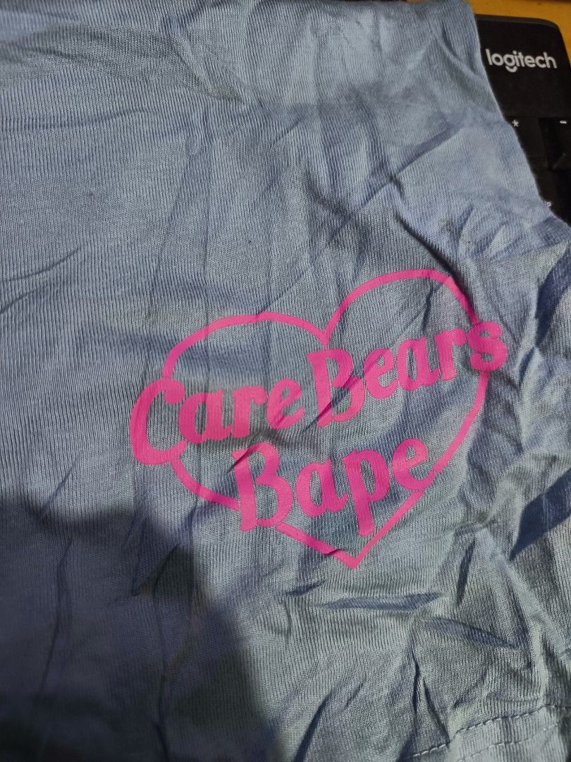 Bape kids Carebears (Category: Babies & Kids Fashion) located in Cebu City. Submitted by negotiableprice22 (Listing ID 1467369228, Image 2). Description: bape x carebears bape collab carebears size 130 5-6 years old fit shirt need wash available.