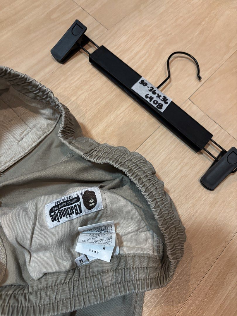 Bape Shark Jogger Pants (Category: Joggers) located in Quezon City. Submitted by callelistothriftshop (Listing ID 1467488764, Image 3). Description: 🔥CL - 6408 | Bape Shark Jogger Pants 🔥 💸 PRICE: ₱ 1380 + Shipping Fee ➡️ DIMENSION: 30-36”W x 36”L ➡️ SIZE ON TAG: Medium ➡️ COLOR: Beige ✨ CONDITION: Very Good Used Condition ‼️ ISSUE: (Please manage expectations)Needs extra wash.