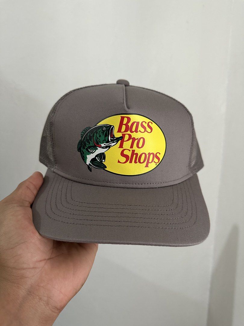 Bass Pro Shops Trucker Hat Multiple Colors Available (Category: Caps & Hats) located in Quezon City. Submitted by crisfortyshop (Listing ID 1467531717, Image 2). Description: Authentic Bass Pro Shops trucker hat available in 5 colors. Features a structured front, mesh back, snapback closure, and the iconic fish patch logo. Perfect for outdoors and casual wear..