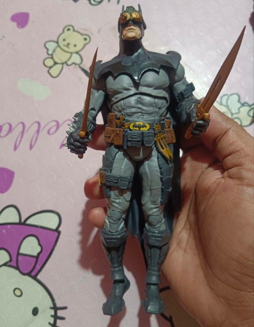 Batman multiverse (Category: Action & Battle Toys) located in Pasig City. Submitted by rednaxela_rich (Listing ID 1467374266, Image 3). Description: 3pcs batman multiverse set as is -todd McFarlane design DC multiverse 7" batman gold level. -mcfarlane dc multiverse 7" batman night fall blue & gray -mcfarlane dc multiverse 7" batman the flash batman Keaton.