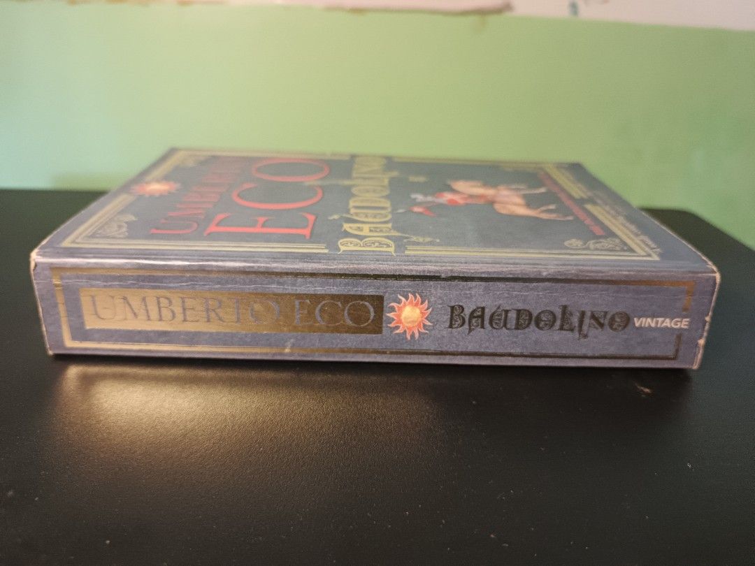 Baudolino - Umberto Eco (Category: Storybooks) located in San Jose. Submitted by otto_wan13 (Listing ID 1467396218, Image 2). Description: -still in good condition -no foxing and tanning -white edges -has light creases on the spine 💵MOP: GCash/Maribank 🚚‎MOD: J&T 📍‎LOC: Batangas 📝‎Payment first 24 hours reservation upon invoice.