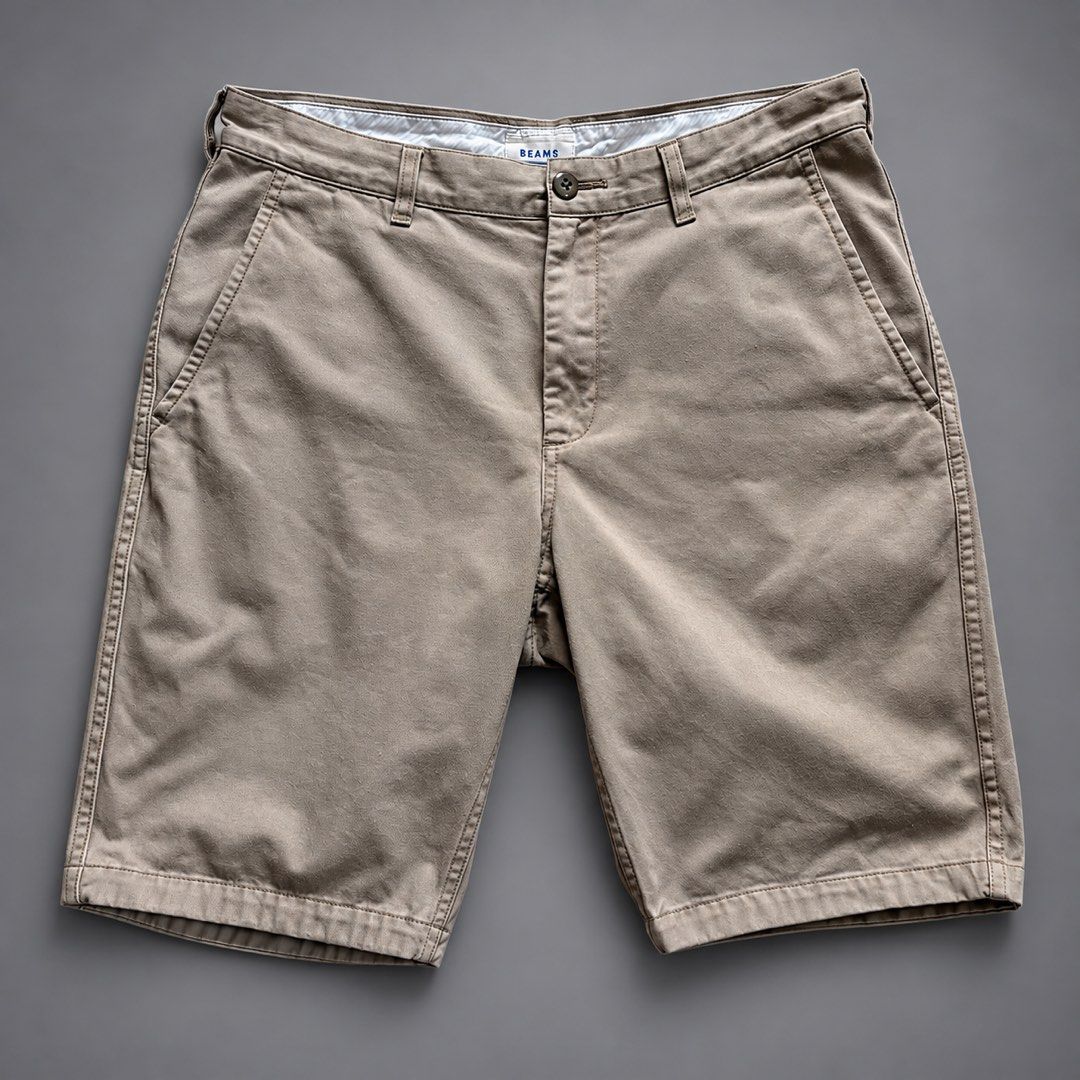 BEAMS CHINO SHORTS (Category: Shorts) located in Taguig. Submitted by clarrk95 (Listing ID 1467459107, Image 1). Description: Beams Chino Shorts Size: Medium (tag) Waist: 31inches Length: 19.5inches Leg Opening: 9inches PRICE: ₱600 ONLY! ✅ very good condition ✅ add shipping fee ✅ ignoring LP inquiry Shipping: Lalamove | J&T | LBC Location: Taguig📍 Payment: Gcash | Bank | Cash FB: THRFT IG: thrft_25 DM for more detailed pics.📩.