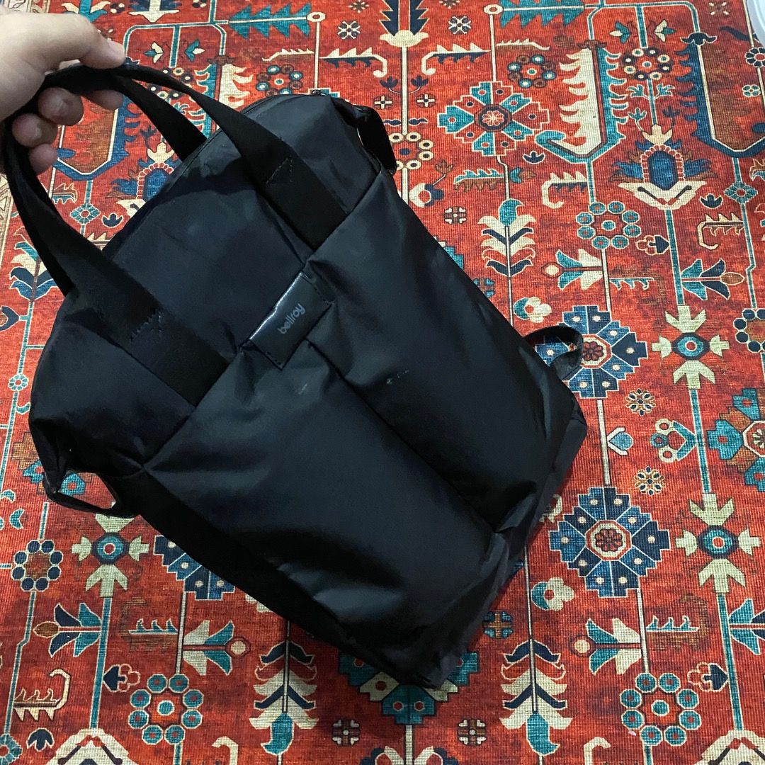 Bellroy Tokyo 20 Backpack (Category: Backpacks) located in Antipolo. Submitted by bentakahitanoano (Listing ID 1467489503, Image 2). Description: Designed for the urban professional on the move, this Bellroy Tokyo business backpack combines sleek style with practical functionality. Crafted from soft nylon with a synthetic lining, it features a body-contact back system and padded, retractable straps for comfortable carrying throughout the day. The