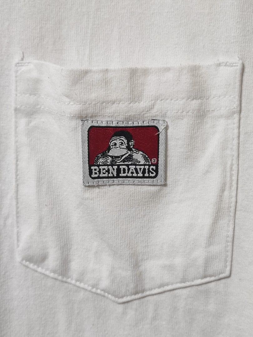 BEN DAVIS WHITE POCKET TEE (Category: Tshirts & Polo Shirts ) located in Iloilo. Submitted by gooddimes (Listing ID 1467548459, Image 2). Description: Ben Davis White Pocket Tee Authentic Size on tag: Medium Dimes: 20Wx26L Issue/s: None Color rate: 9.8/10 Excellent condition ₱850 Reminders: - All items are thrifted, please manage your expectations - Color may vary due to lighting - Please wash before using the item - Due to different personal mea