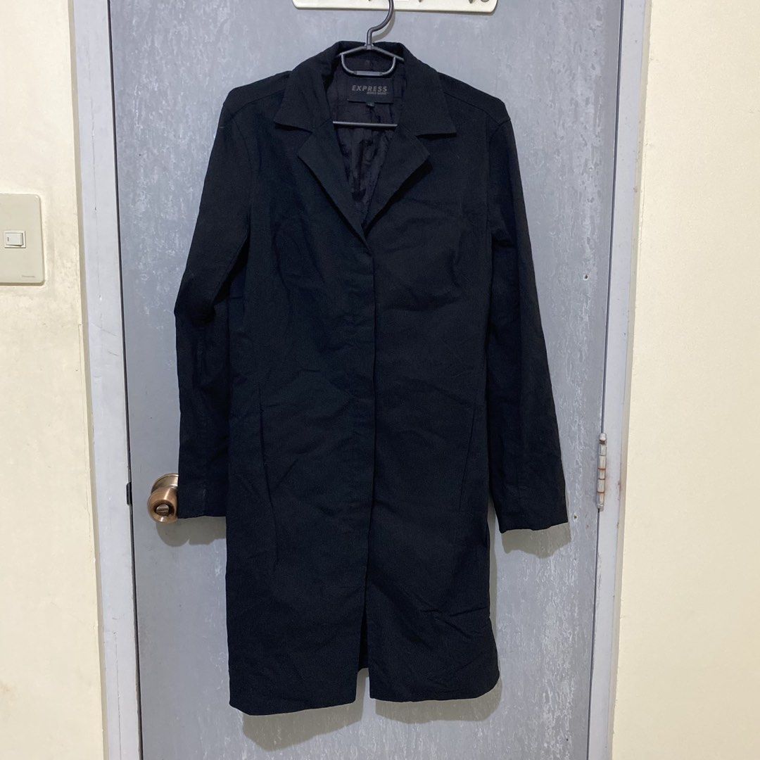 Black Long Office Coat Blazer (Category: Coats, Jackets and Outerwear) located in Quezon City. Submitted by lovelylittlepreloves (Listing ID 1467397199, Image 1). Description: .
