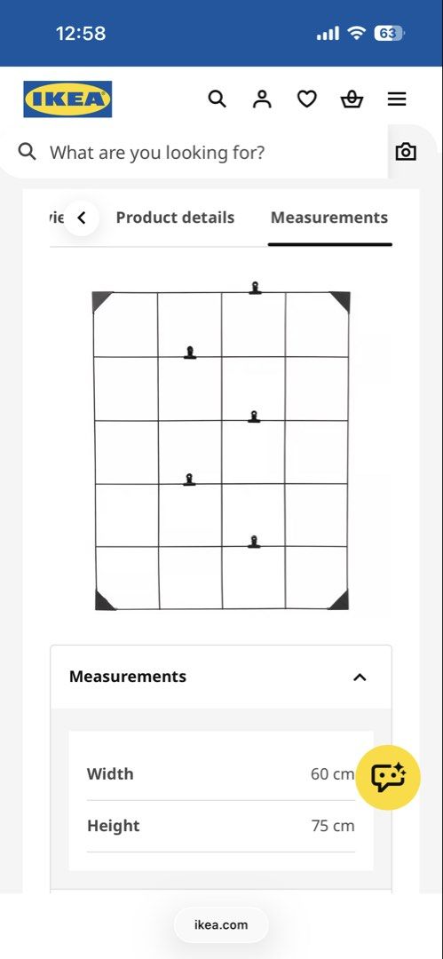 IKEA Sösdala - Black Wire Wall Grid Panel Memo Board (Category: Wall Decor) located in Malolos. Submitted by josaruby (Listing ID 1467400601, Image 2). Description: - Color: Black - Material: Sturdy metal wire construction - Features: Built-in clips across rungs and protective corner guards - Perfect for: Displaying photos, memos, and room decor - Condition: Clean, like new - Free screws (4pcs).