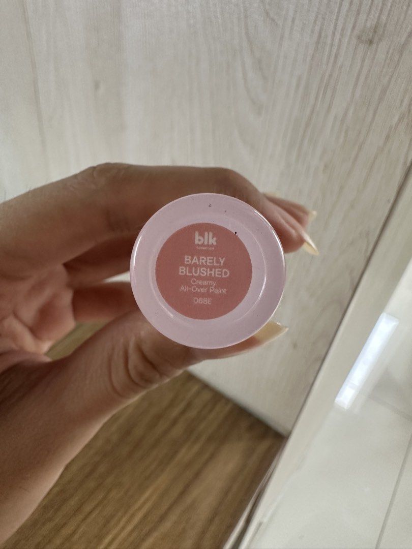blk blush creamy all over paint (Category: Makeup) located in Manila. Submitted by goddessfinds (Listing ID 1467386546, Image 3). Description: Shade barely blushed all over paint: can be used as blush, lip stain, lip tint/ base, eyeshadow.