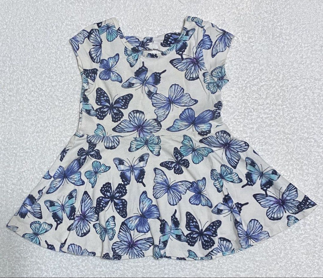 Blue butterfly dress (Category: Babies & Kids Fashion) located in Morong. Submitted by ladygjimenez0224 (Listing ID 1467389655, Image 1). Description: .