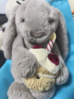 (instock) jellycat bnwt bunny with rose, Toys & Collectibles, Toys ...