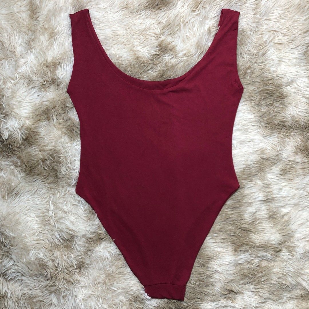 BODYSUIT U-SHAPE LOW BACK (Category: Bikinis & Swimsuits) located in Cavite. Submitted by decon0217 (Listing ID 1467602003, Image 2). Description: BODYSUIT U-SHAPE LOW BACK • ₱150 • M-L • L: 22inch | Bust: 29-32inch | Waist: 26-30 inch • Double lining front and back • Stretchable • Never been used • No issue 📍 General Trias, Cavite dm me if you're interested.