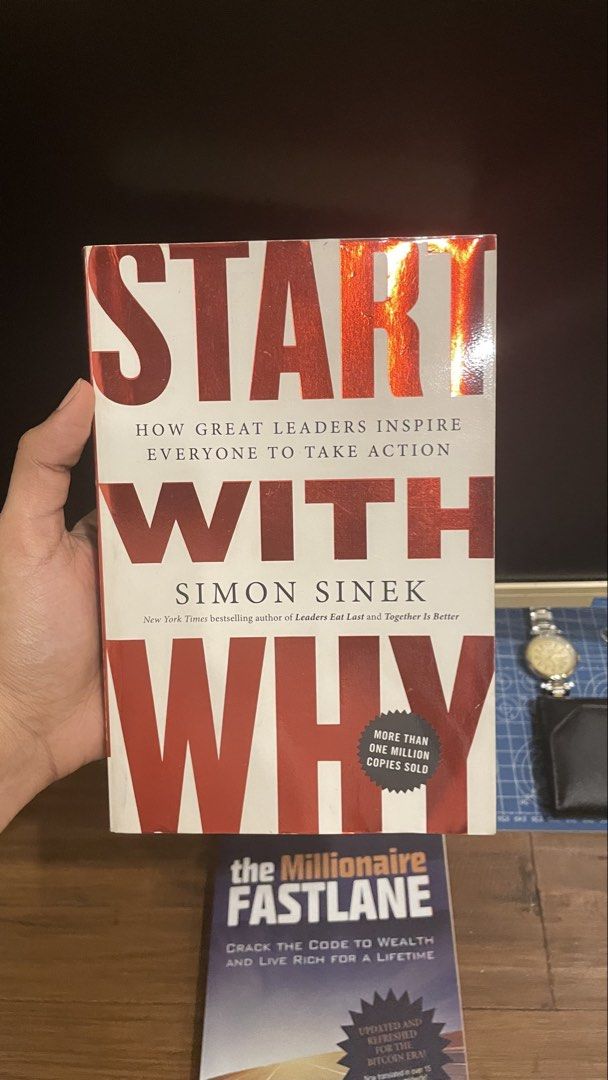 Book Bundle - Start with Why & The Millionaire Fastlane (Category: Storybooks) located in Quezon City. Submitted by julsdeclutter (Listing ID 1467447438, Image 2). Description: Get 2 books for Php 500. Start with Why - Please note that there are highlights in the book on the first 5-7 pages only..