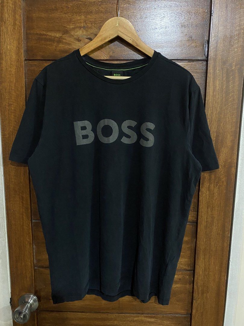 Boss Hugo tee (Category: Tshirts & Polo Shirts ) located in Davao. Submitted by davecutee (Listing ID 1467384589, Image 1). Description: Hugo Boss Excellent Condition Need Wash Size XL on Tag 🏷️ Dimension: W 23 L 29 .