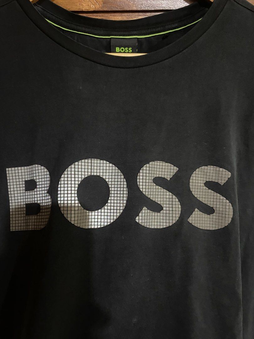 Boss Hugo tee (Category: Tshirts & Polo Shirts ) located in Davao. Submitted by davecutee (Listing ID 1467384589, Image 2). Description: Hugo Boss Excellent Condition Need Wash Size XL on Tag 🏷️ Dimension: W 23 L 29 .