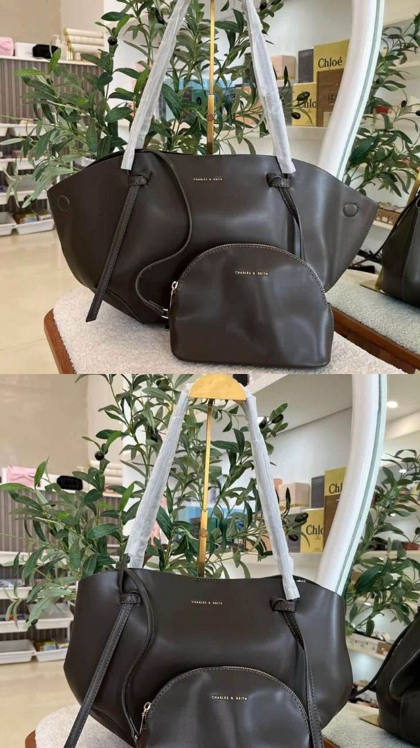 Brandnew C n K Calla tote (Category: Tote Bags) located in Quezon City. Submitted by mjmbagsandwatches (Listing ID 1467572461, Image 2). Description: RESTOCKED! Espresso, Moss & White only C n K Calla tote ✅ 1 4 5 O each +sf ✅ Size: (H)23cm x (W)18-40cm x (D)10cm ✅ Paperbag Add 9 9 ✅ M P 0 & Brandnew 📸 Actual Pictures Posted 📲 PM for orders and inquiries 📌We Ship Nationwide (+SF) 📌No Return, No Exchange 📌If in DOUBT, please DO NOT Transact �