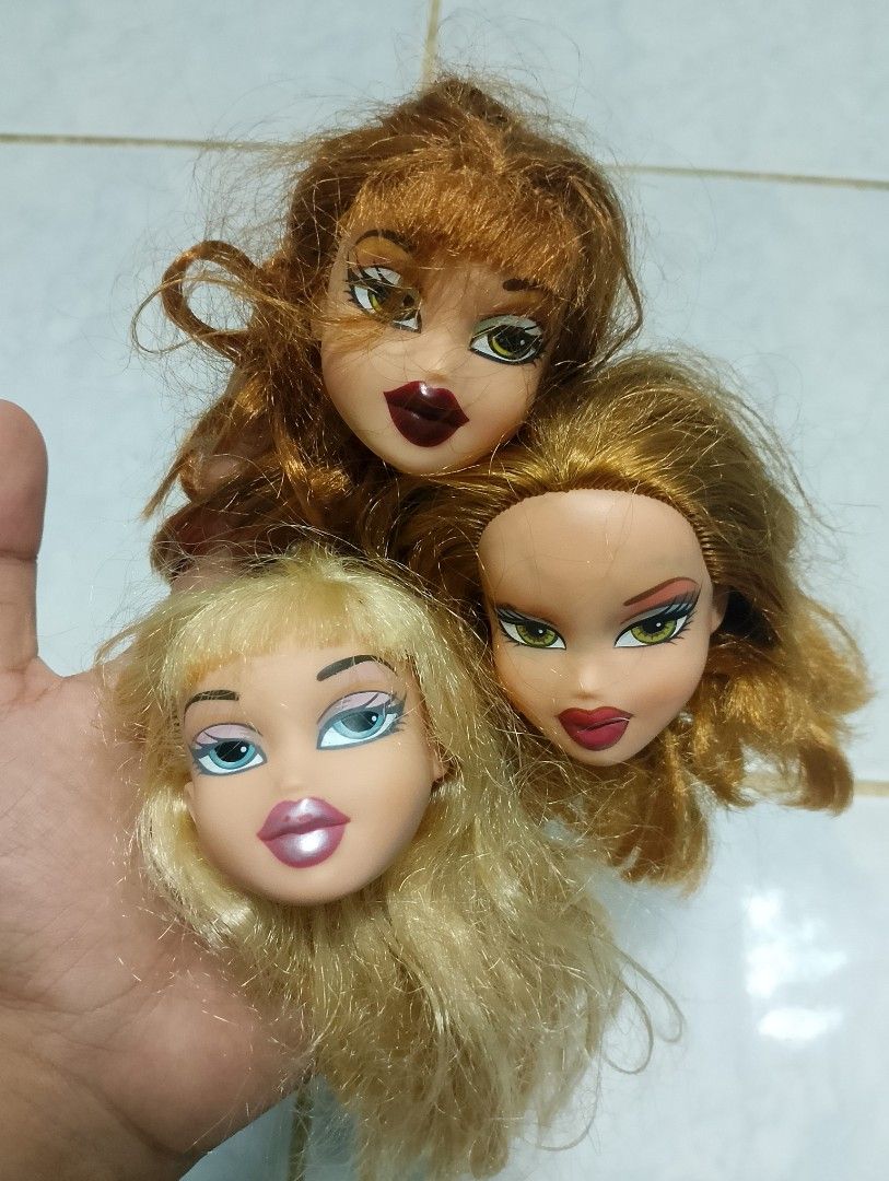 Bratz Heads (Category: Kids Toys) located in Santo Domingo. Submitted by glitterpinkgloss (Listing ID 1467500887, Image 1). Description: -can be use for custom or etc. - 100 each if tingi 280 IF TAKE ALL .