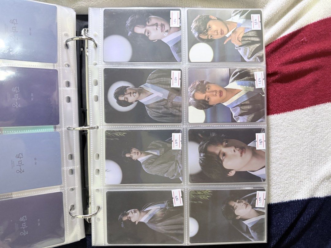 BTS Photo Cards Dalmajung (Category: K-Wave Merchandise) located in Manila. Submitted by kdd7141 (Listing ID 1467497227, Image 2). Description: - Official BTS J-Hope photocards - Stored neatly inside protective binder sleeves - Multiple concepts and outfits available - Individual prices marked on each plastic pocket - Message us to check availability and secure your cards.