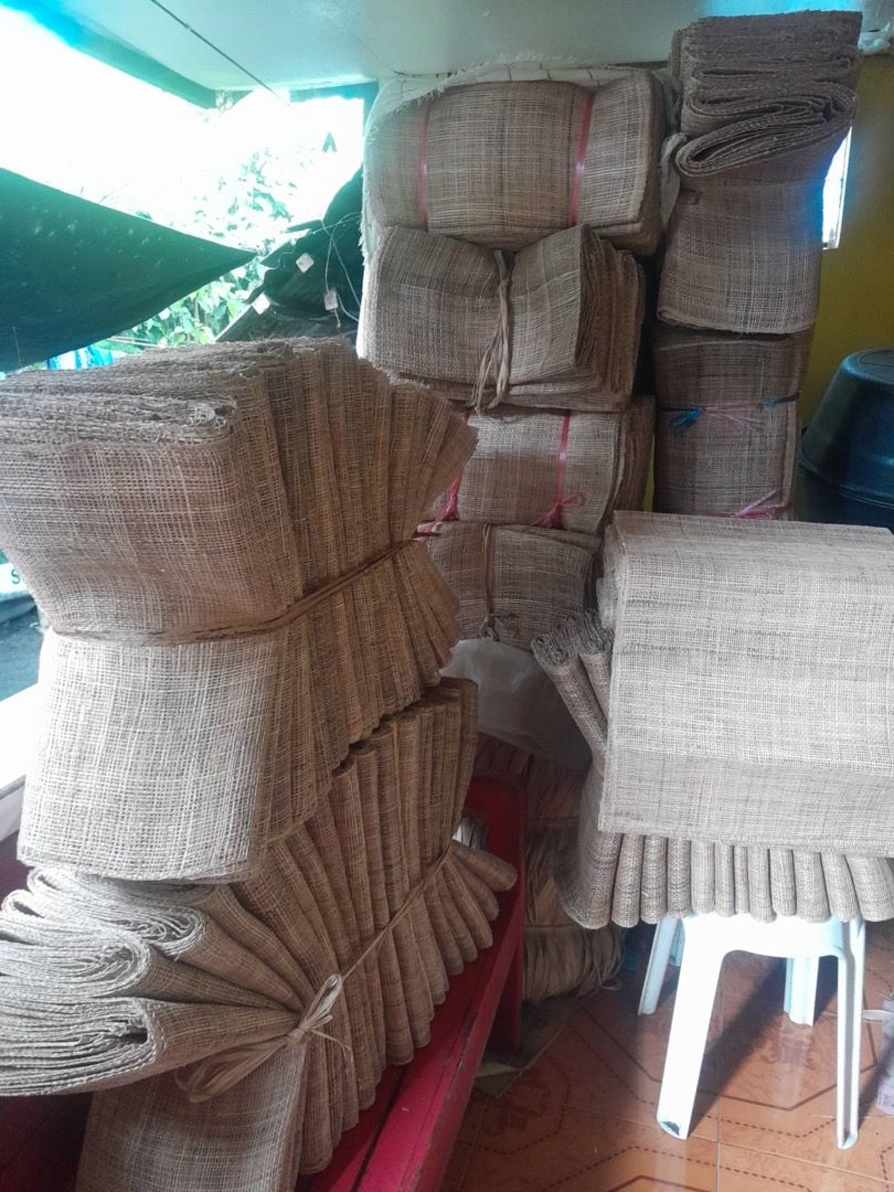 BURLAP ABACA FOR SALE (Category: Everything Else Others) located in Camalig. Submitted by digicam_0 (Listing ID 1467373235, Image 1). Description: BURLAP ABACA FOR SALE! Pm for sure buyer ❤️ Meet-up or Delivery! Helping my lola sell this po 350 pcs. po lahat — Pwede po per piece (280 pesos po ang isa) - High-quality natural burlap abaca material Loc: Daraga, Albay .