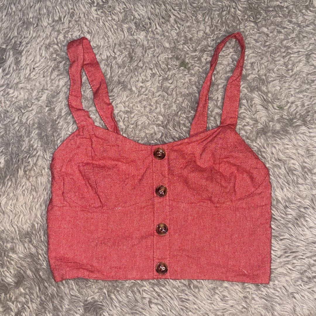 Bustier Top (Category: Sleeveless) located in Mandaluyong City. Submitted by cinnamonstreet.ph (Listing ID 1467395221, Image 1). Description: Never been used Best fit xs to s Please check photos for reference Note: No when worn, too small for me Location: Mandaluyong MOP: Maya Delivery: Grab or Lalamove #Bershka #Zara #Mango #HM #Pullandbear.
