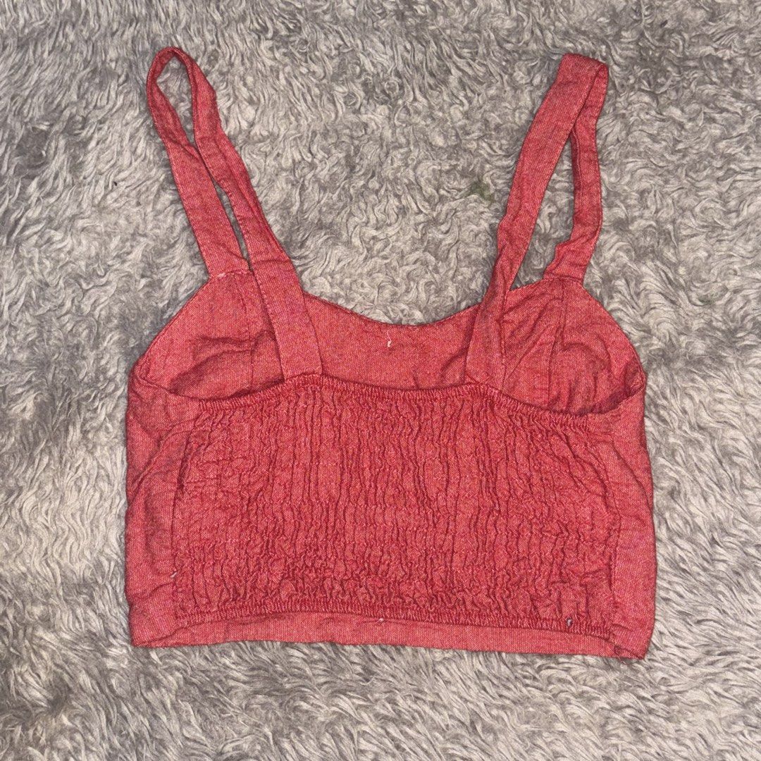 Bustier Top (Category: Sleeveless) located in Mandaluyong City. Submitted by cinnamonstreet.ph (Listing ID 1467395221, Image 2). Description: Never been used Best fit xs to s Please check photos for reference Note: No when worn, too small for me Location: Mandaluyong MOP: Maya Delivery: Grab or Lalamove #Bershka #Zara #Mango #HM #Pullandbear.