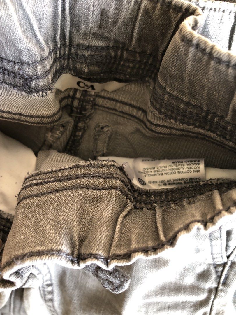 C&A Soft Pants 3+ yrs (Category: Babies & Kids Fashion) located in Pasig City. Submitted by zentushia49 (Listing ID 1467367255, Image 2). Description: Good as new authentic original. C&A Dusseldorf, Germany brand Waistline garterized 23-24” length 22” 98% cotton 2% elastine.