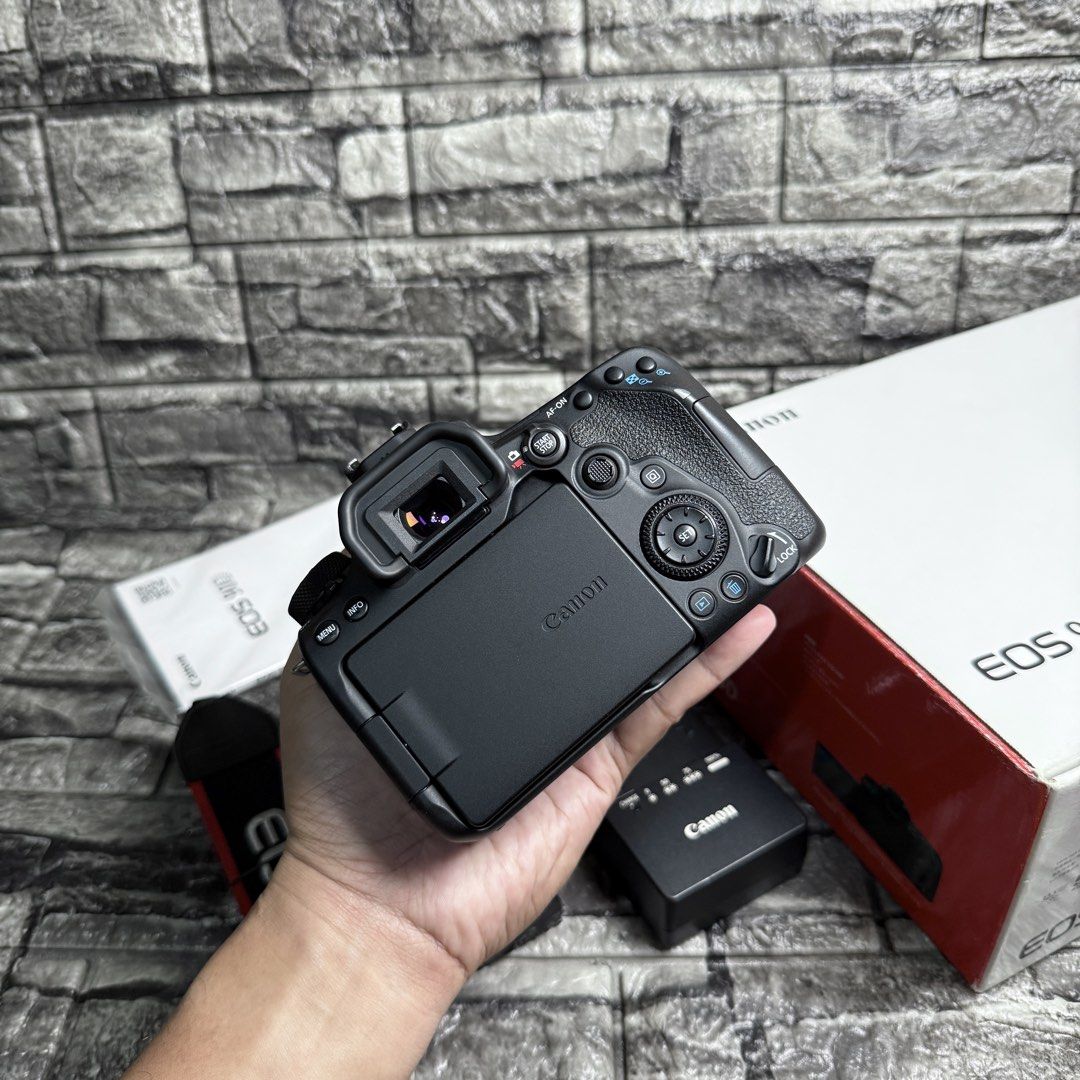 Canon 90D (Body) | Semi-Pro DSLR Camera (Category: Cameras) located in Caloocan City. Submitted by oltekgadgets (Listing ID 1467372984, Image 3). Description: Canon 90D (Body) | Semi-Pro DSLR Camera Key Features: *32.5MP APS-C CMOS Sensor *DIGIC 8 Image Processor *UHD 4K30p & Full HD 120p Video Recording *3” 1.04m-Dot Vari-Angle Touchscreen LCD *45-Point All Cross-Type AF System *Dual Pixel CMOS AF with 5481 AF Points *Up to 10-fps Shooting, ISO 
