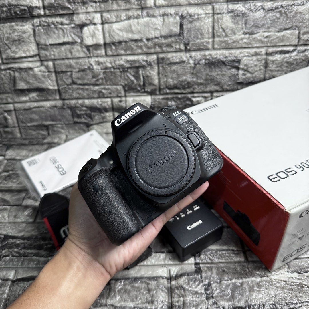 Canon 90D (Body) | Semi-Pro DSLR Camera (Category: Cameras) located in Caloocan City. Submitted by oltekgadgets (Listing ID 1467372984, Image 2). Description: Canon 90D (Body) | Semi-Pro DSLR Camera Key Features: *32.5MP APS-C CMOS Sensor *DIGIC 8 Image Processor *UHD 4K30p & Full HD 120p Video Recording *3” 1.04m-Dot Vari-Angle Touchscreen LCD *45-Point All Cross-Type AF System *Dual Pixel CMOS AF with 5481 AF Points *Up to 10-fps Shooting, ISO 