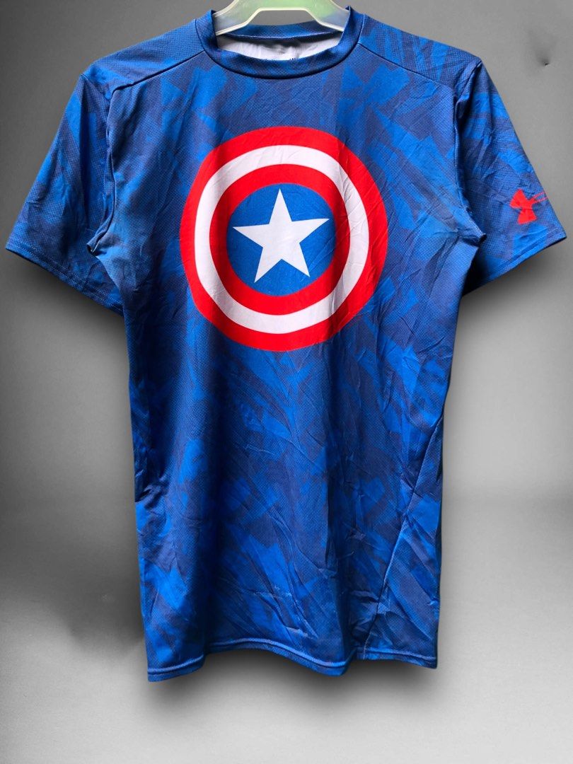 CAPTAIN AMERICA BY UNDER ARMOUR (Category: Tshirts & Polo Shirts ) located in Caloocan City. Submitted by -recycle_world. (Listing ID 1467372134, Image 1). Description: 17x 27 LASPIÑAS LOC PM IF INTERESTED .